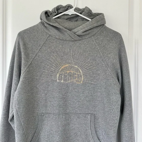 Gray Hooded Graphic Sweatshirt - Picture 2 of 10
